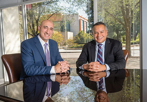 Attorneys Carlos Salvado and R. Julio Aleman