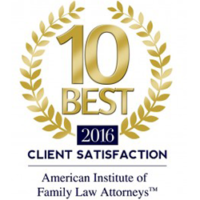 American Institute Of Family Law Attorneys 10 Best Client Satisfaction 2016